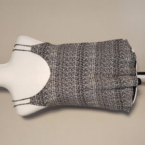 MAURICES Black & White Lined Tank Top - Sz. S